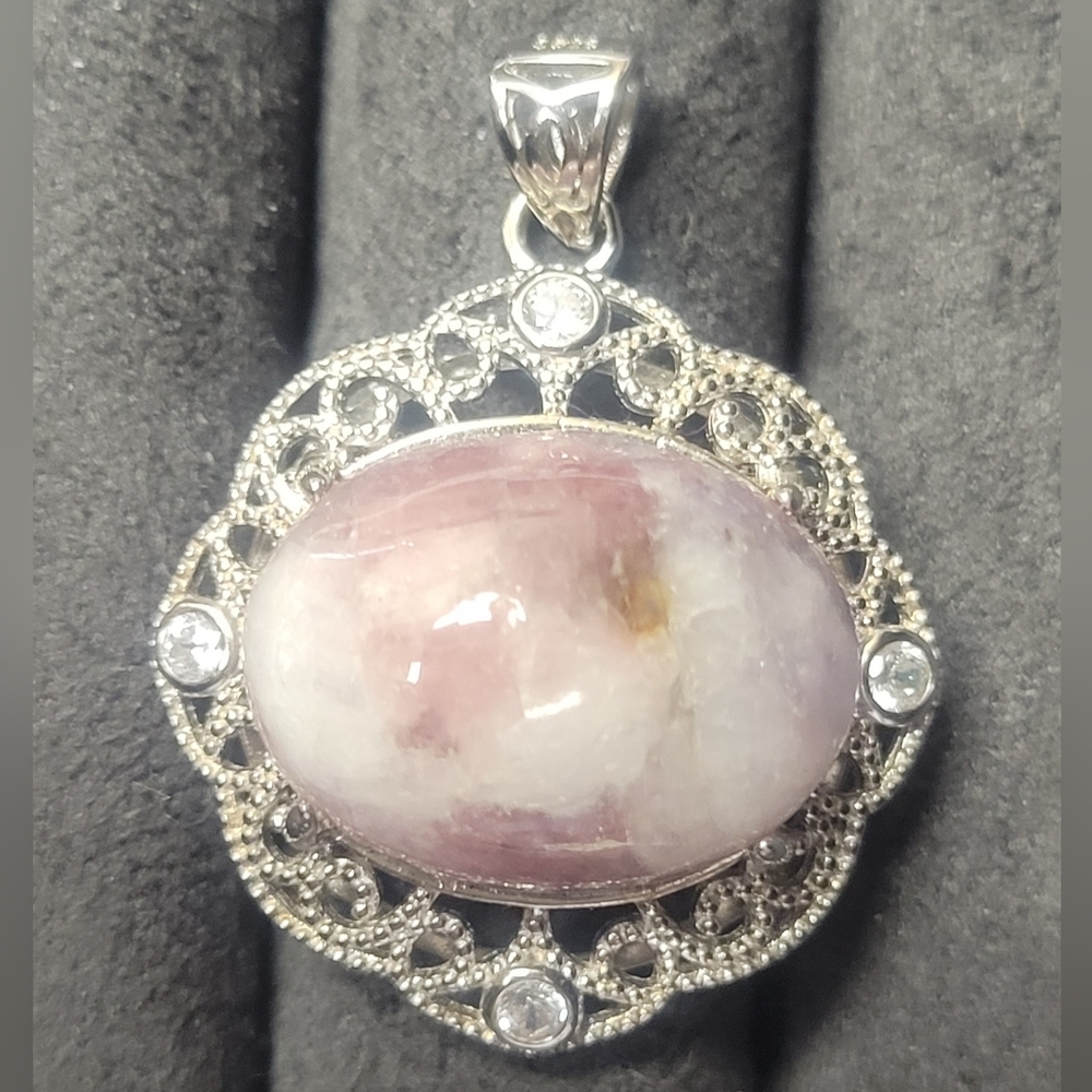 Sterling Silver Unicorn Tourmaline Pendant